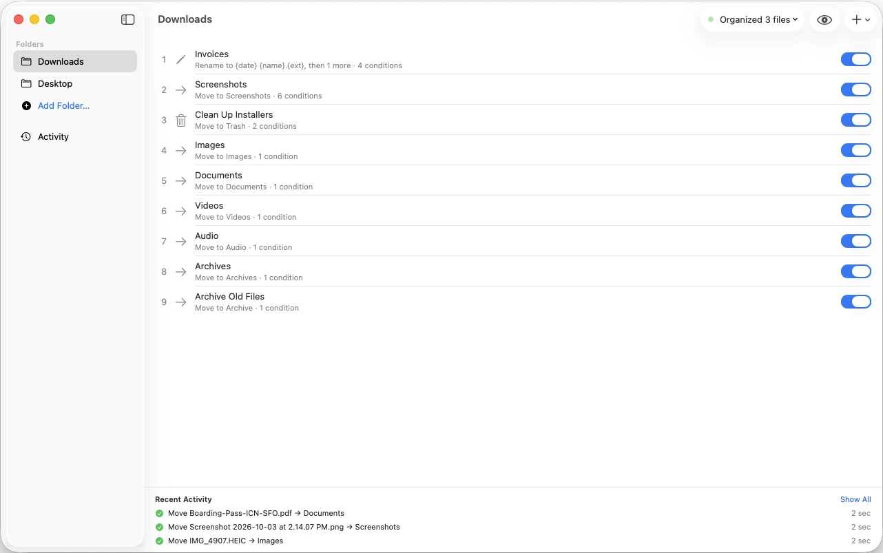 DeskButler in light mode